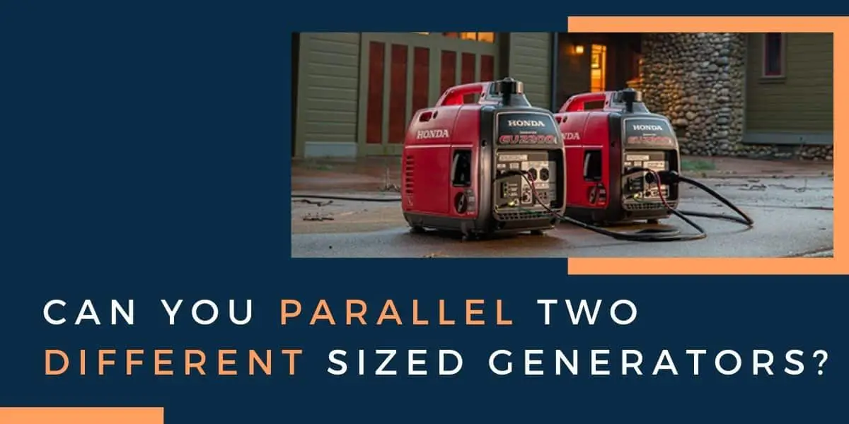 two generators in parallel