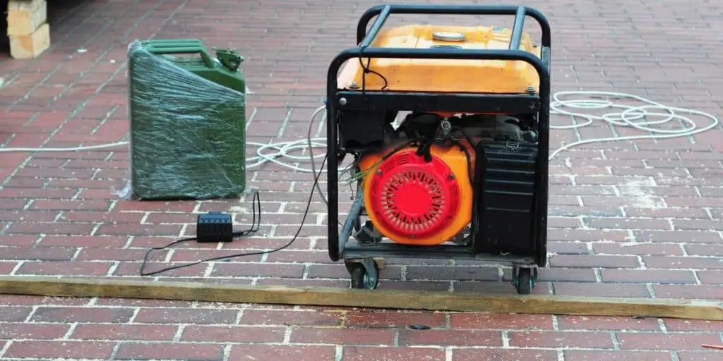 generator running out of fuel