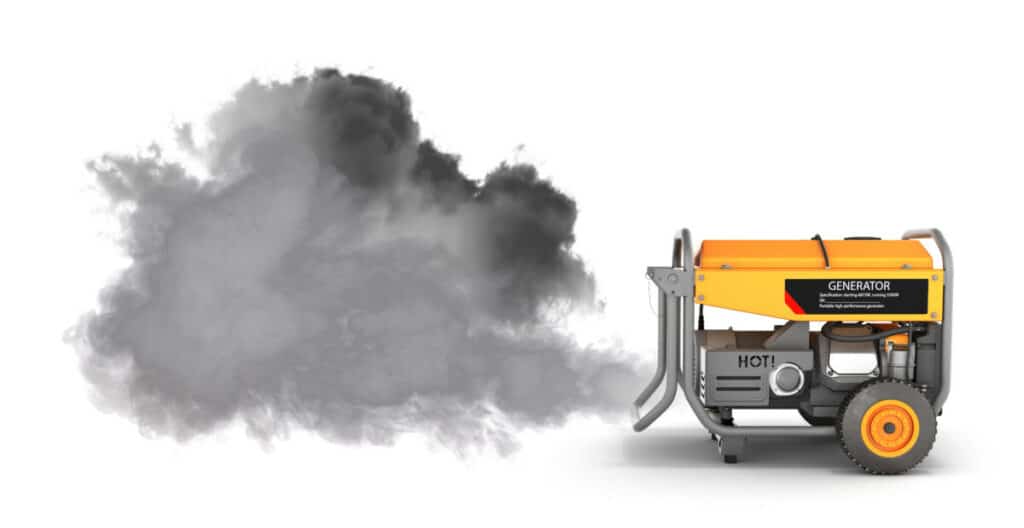 generator with low oil
