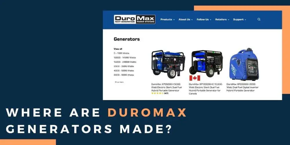 duromax generators